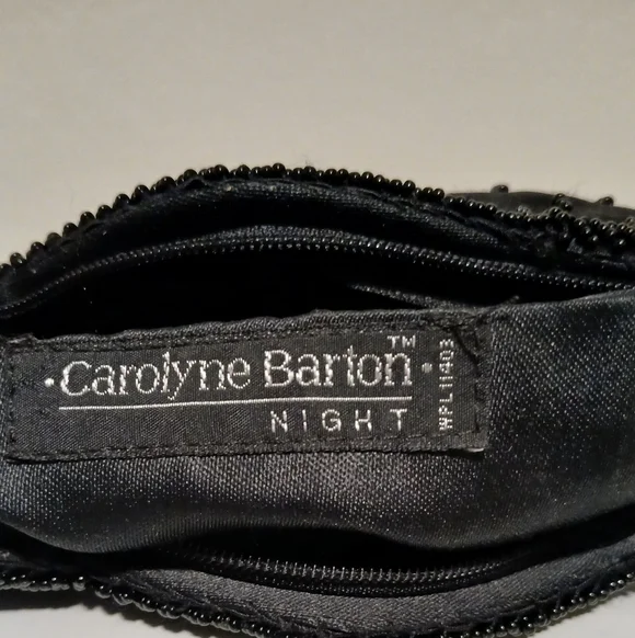 Carolyne Barton Beaded Black Evening Bag - Picture 8 of 16